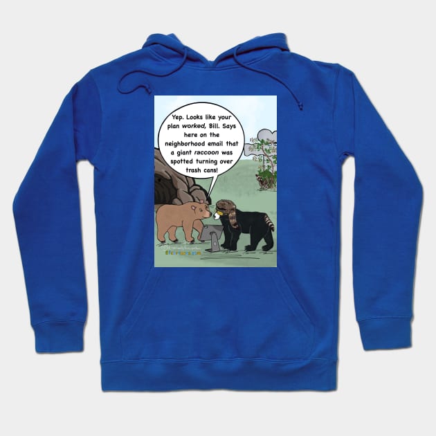 Nearly Got Away With It Hoodie by Enormously Funny Cartoons